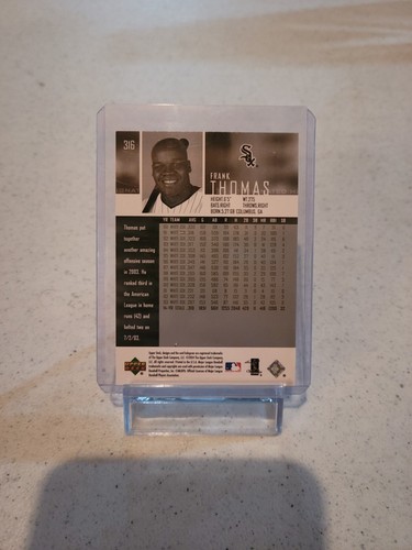 2004 Upper Deck Frank Thomas #316 - Picture 2 of 2