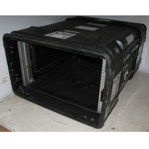 Rackmount 06U x24 ECS Legacy Composite Shock Mount Rack Black Case Shockmount  - Picture 1 of 11