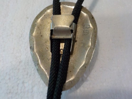 Oso pardo Bolo de colección piedra turquesa cabeza de búfalo níquel 2,5" de largo - Imagen 4 de 5