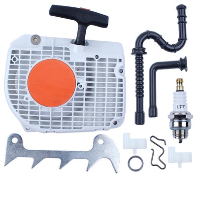 Recoil Pull Starter For Stihl 036 MS360 034 MS340 Fuel Filter Line Cap Pawl Kit