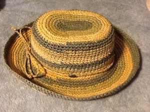 rolled brim sun hat