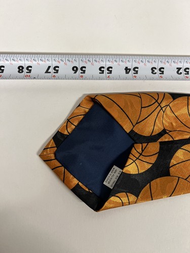 Corbata deportiva de baloncesto multicolor vintage renacentista para hombre 100 % poliéster usada en excelente estado - Imagen 5 de 7