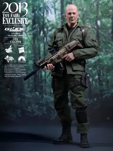 All-New Hot Toys 1/6 MMS206 Joe Colton G.I.Joe Bruce Willis Collector's Figure - Picture 6 of 7