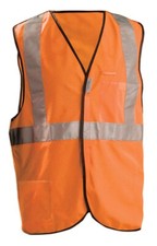 OCCUNOMIX BREAKAWAY SAFETY VEST - HI VIZ ORANGE - CLASS 2 - LUX-SSBRP