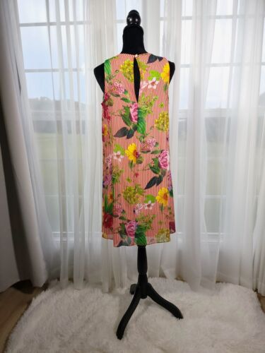 Calvin Klein Women's Floral A Line, Lined, Sleeveless, Midi Dress Size 8 (NWT) - Picture 2 of 9