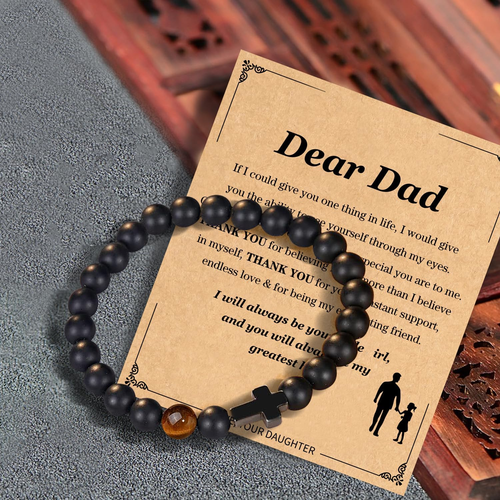 Christian Easter Gifts for Men, Easter Basket Stuffers Religious Cross Bracelet - Picture 5 of 12