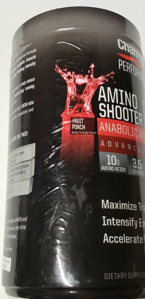 Champion Performance — AMINO Shooter EDGE — ФРУКТОВЫЙ ПУНШ — 30 порций — срок годности 12/2025 - Изображение 3 из 4