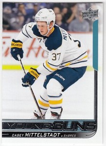 2018-19 Upper Deck Series 2 Young Guns CASEY MITTELSTADT #453 Buffalo Sabres RC