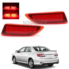 LED Rear Bumper Reflector Brake Fog Light Lamp For Toyota Corolla 2011 2012 2013