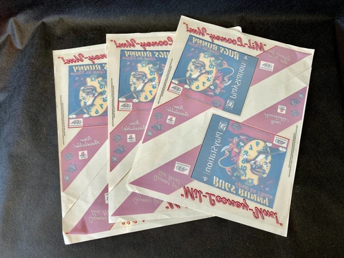 Playstation Bugs Bunny: Lost in Time  Window Clings Mil-looney-um! 1999 set of 3