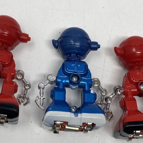 BANDAI DIE CAST QUANTO MINI ROBOT TOY MESSAGE FROM SPACE SAN KU KAI Red Blue - Picture 10 of 12
