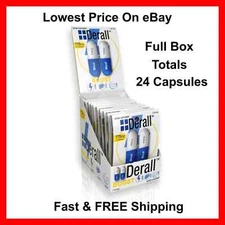 Derall Boost 775 mg-Energize Mental Focus To Top Level - 24 Capsules - Exp 02/28