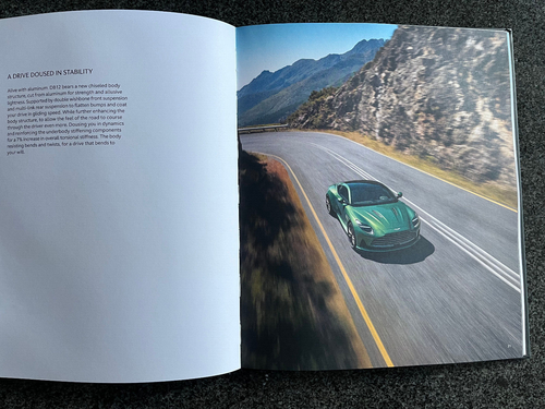 ASTON MARTIN DB 12 V8 COUPE PRESTIGE SALES HARDBACK BROCHURE USA EDITION 2024 - Picture 7 of 14