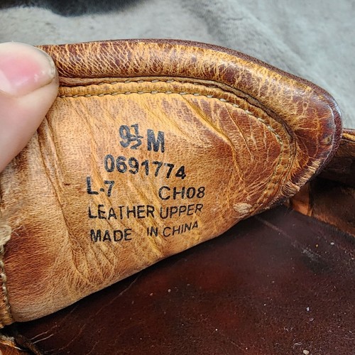 Sandalias de pescador de cuero marrón talla 9,5 Sperry Shoes para hombre *EXCELENTE ESTADO* - Imagen 12 de 13