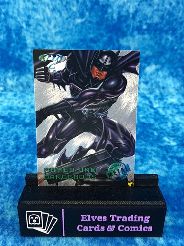 Batman Forever Metal Silver Flasher Parallel SINGLE Non-Sport Trading Fleer 1995 - Picture 131 of 200