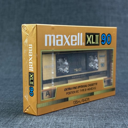 Cinta de casete de audio Maxell XLII extra fina epitaxial 90 minutos sellada nueva - Imagen 3 de 17