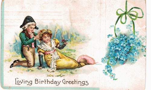 Clapsaddle Birthday A/Uns Napoleonic Dress 1908