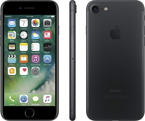 Apple iPhone 7 32 GB - Negro Mate - Desbloqueado | Raro iOS 14 (14.7.1) | Pobre (C) - Imagen 1 de 2