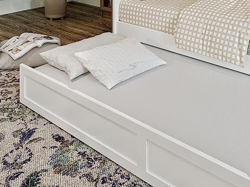 Twin XL Trundle Bed in White - Picture 2 of 7