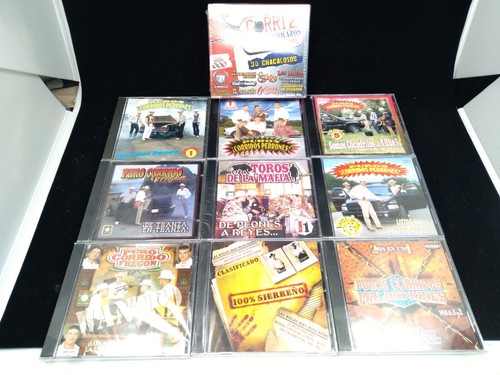 📀-Corridos Perrones De Los 90's-Set De 12 Cds-Razos/Canelos/4 Grandes Nuevos-📀 - Foto 1 di 12