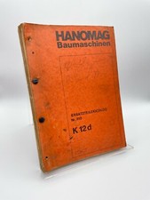 Hanomag / Crawler Loader / K 12 D / Spare Parts Catalog / Parts List / 1973