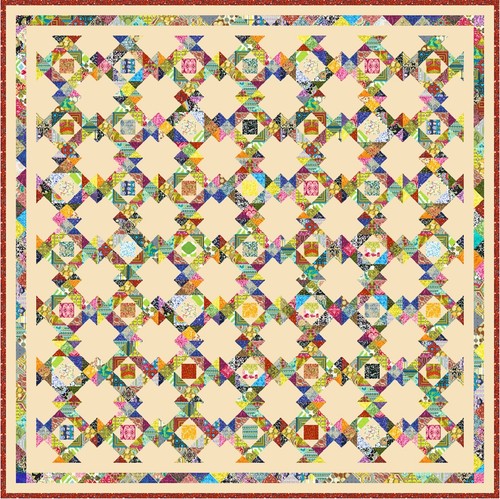 DELIGHTFUL - Pre-cut Quilt Kit -All Sizes -by Quilt-Addicts - Free Post - Picture 3 of 31