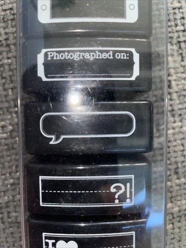 Necessities Self Inking Stamps 8pc Set - Recollections Journaling Scrapbooking - Bild 4 von 7