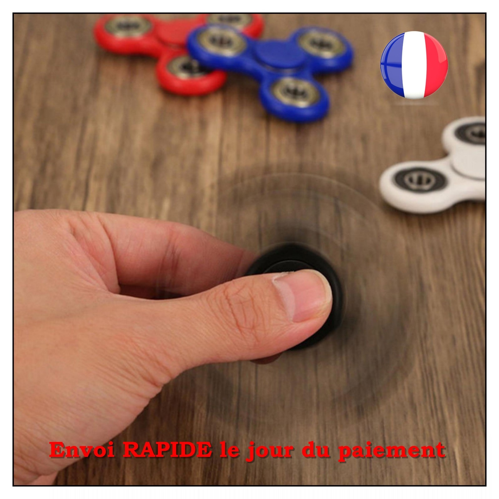 FIDGET SPINNER JEU MAIN HAND JOUTE 3D JOUET ANTI-STRESS ADULTE ENFANT EDC  ADHD