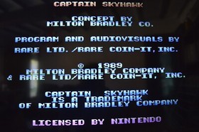 Captain Skyhawk Nintendo Nes   PAL original ( Europe Vidéo Game )