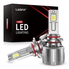 2x Lasfit 9006 HB4 LED Headlights Bulb Low Beam White Extremely Bright Plug Play