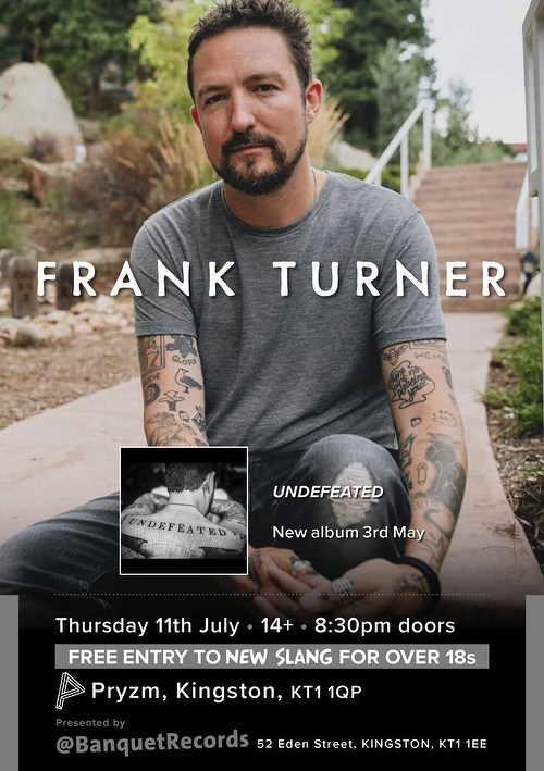Frank Turner Undefeated CD Album (Released 3rd May 2024) Brand New
