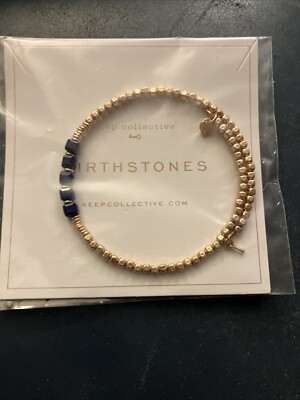 Keep Collective:  Inspo Wrap Rose Gold Birthstone Bracelet - September