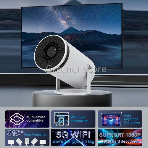 5G 4K Projecteur Smart HD LED WiFi Bluetooth HDMI Android Bureau Maison Théâtre - Photo 8/15