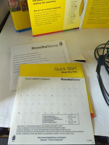 Rosetta Stone French Level 1 - Used, Good - Picture 3 of 9