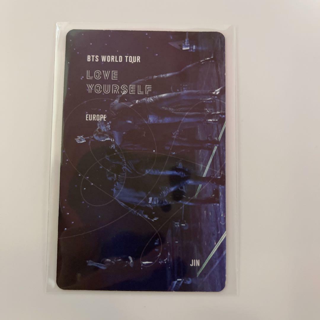 BTS LOVE YOURSELF EUROPE LYS blu-ray ver. official photocard BTS LOVE YOURSELF EUROPE LYS blu-ray ver. official photocard
