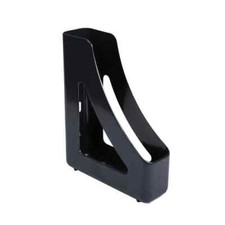 Image of Q-Connect Executive Magazine Rack Black (Dimensions: W78xD240xH305mm) KF21708