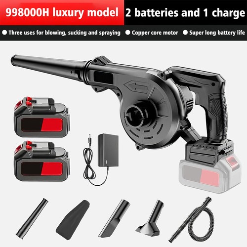 Cordless Leaf Blower/Vacuum 2in1 Blower Cleaner W/ 2 Lithium Battery 18000rpm - Picture 16 of 17