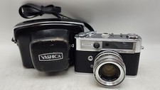 Yashica Lynx-5000 35mm Film Camera w/ Yashinon 4.5cm 45mm F1.8 Case READ