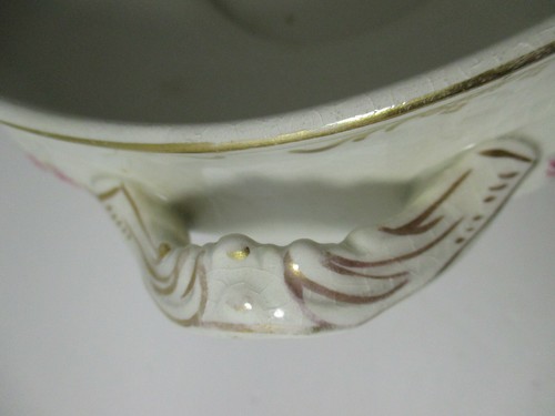 ANTIQUE ETRURIA MELLOR & CO SOUP TUREEN DAINTY ROSES LAVENDAR GOLD TRIM EUC - Picture 11 of 12