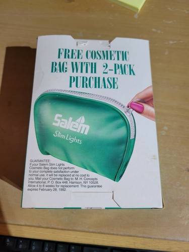 Salem Cigarettes Slim Lights Cosmetic bag - Picture 6 of 6