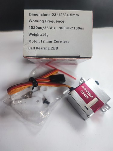 KST Daviga DS213 6V 3kg 0.07sec Metal Gear Servo - Picture 3 of 3