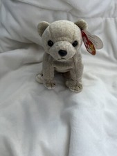 TY Beanie Baby Almond the Beige Bear - Beige