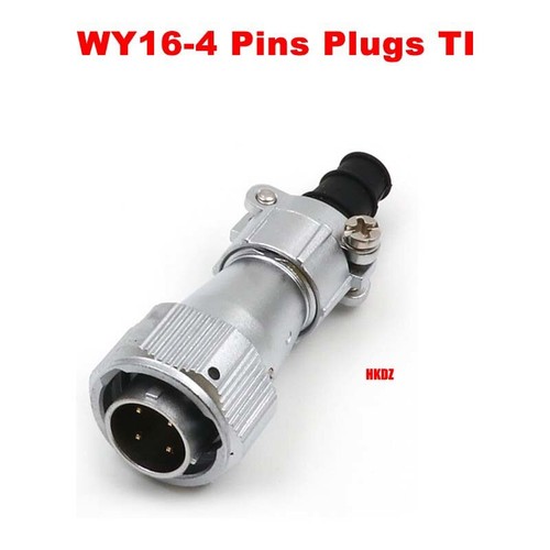 WY16 TI+ZG Aviation Plugs Sockets IP65 Waterproof Cable Connector 2 3 4~10 Pins - Picture 25 of 36