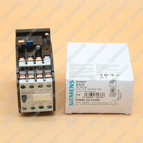 NEW Siemens 3TB40 22-0XM0 3TB4022-0XM0 contactor free shipping - Picture 3 of 8