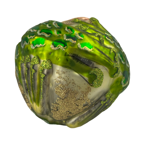 Slavic Treasures Aniball Frog Handmade Blown Glass Ornament Poland VTG Christmas - Picture 6 of 7