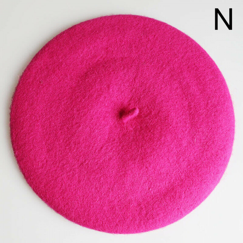 Mujeres Cálido Gorra Boina Sombreros Cómodo Gorro Sombrero Tejido Sombreros Sólido Gorro Sombrero - Imagen 8 de 33