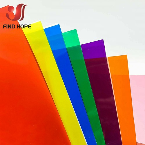 A4 Transparent Window Film Color Solar Tint Selfadhesive Stain Glass Decor Vinyl - Picture 7 of 23