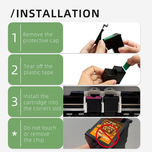 67 XL Ink Cartridge for HP 67XL Ink Envy 6000 6052 6458 6075e Deskjet 2720e 4155 - Picture 4 of 10