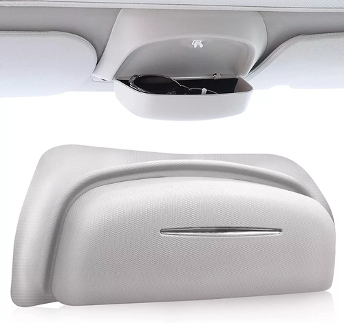 For Tesla Model Y 2020-2022 Sunglasses Case Glasses Holder Storage Box Organizer - Picture 1 of 7