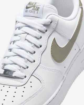 FJ4146-116 Nike Air Force 1 Low '07 White Light Army (Men's FJ4146-116 Nike Air Force 1 Low '07 White Light Army (Men's